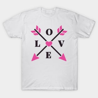 LOVE Arrows Valentine T-Shirt
